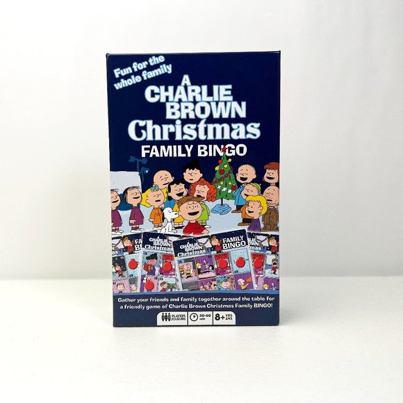 A Charlie Brown Christmas Family Bingo Game Night Friend up to 8 players (used) - Picture 1 of 6